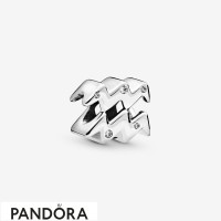 Women's Pandora Sparkling Aquarius Zodiac Charm Jewelry Women's Pandora Sparkling Aquarius Zodiac Charm Jewelry