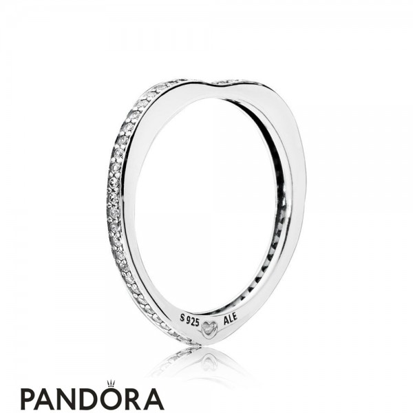 Women's Pandora Sparkling Arcs Of Love Ring Jewelry
