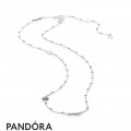 Women's Pandora Sparkling Arrows Necklace Jewelry