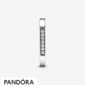 Women's Pandora Sparkling Bar Stacking Ring Jewelry