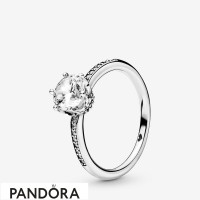 Women's Pandora Sparkling Crown Ring Jewelry Women's Pandora Sparkling Crown Ring Jewelry