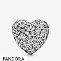 Women's Pandora Sparkling Pattern Heart Stud Earrings Jewelry Women's Pandora Sparkling Pattern Heart Stud Earrings Jewelry
