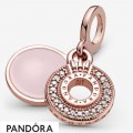 Women's Pandora Sparkling Pave Crown O Dangle Charm Jewelry