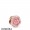 Women's Pandora Sparkling Peach Blossom Flower Charm Jewelry