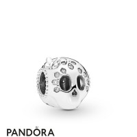 Women's Pandora Sparkling Skull Charm Jewelry Women's Pandora Sparkling Skull Charm Jewelry