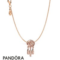 Women's Pandora Spiritual Dreamcatcher Necklace Set Jewelry Women's Pandora Spiritual Dreamcatcher Necklace Set Jewelry