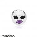 Women's Pandora Stay Cool Charm Black & Purple Enamel Jewelry