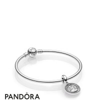 Women's Pandora Sterling Silver Family Tree Bangle Gift Set Jewelry Women's Pandora Sterling Silver Family Tree Bangle Gift Set Jewelry