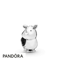 Women's Pandora Sterling Silver Rino The Rhinoceros Charm Jewelry Women's Pandora Sterling Silver Rino The Rhinoceros Charm Jewelry