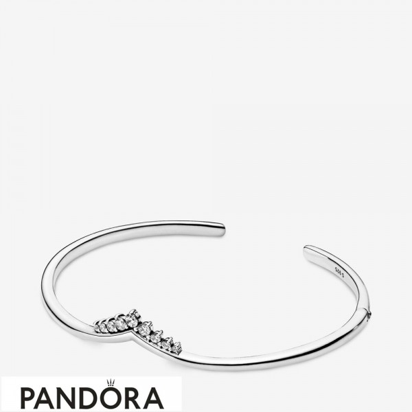 Women's Pandora Tiara Wishbone Open Bracelet Jewelry