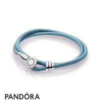 Women's Pandora Turquoise Double Leather Bracelet Jewelry Women's Pandora Turquoise Double Leather Bracelet Jewelry