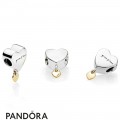 Women's Pandora Two Hearts Pendant Charm Jewelry
