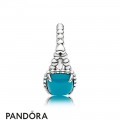 Women's Pandora Vibrant Spirit Ring Scuba Blue Crystal Jewelry