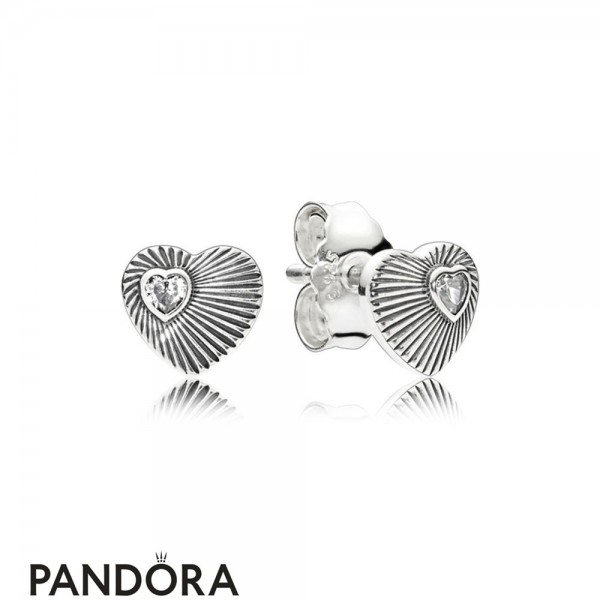 Women's Pandora Vintage Heart Fans Jewelry