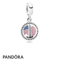 Women's Pandora Washington Monument Dangle Charm Mixed Enamel Jewelry Women's Pandora Washington Monument Dangle Charm Mixed Enamel Jewelry