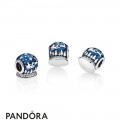 Pandora Winter Collection Christmas Night Charm Midnight Blue Enamel Jewelry