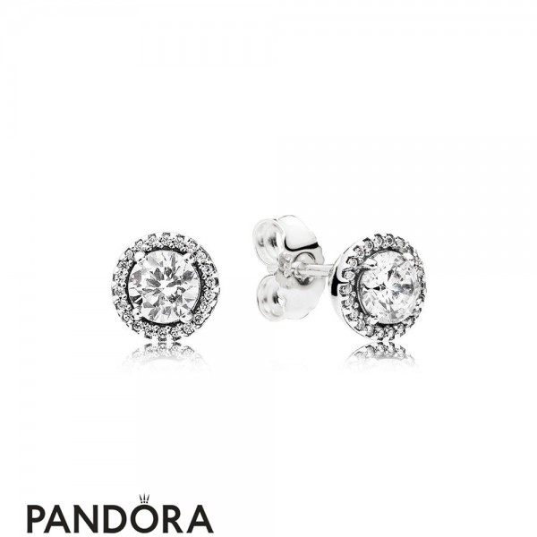 Pandora Winter Collection Classic Elegance Stud Earrings Jewelry