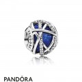 Pandora Winter Collection Galaxy Charm Royal Blue Crystal Jewelry