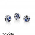Pandora Winter Collection Galaxy Charm Royal Blue Crystal Jewelry