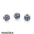 Pandora Winter Collection Nature's Radiance Charm Royal Blue Crystal Jewelry