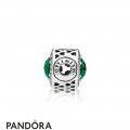Pandora Winter Collection Optimism Charm Royal Green Crystals Jewelry