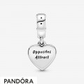 Women's Pandora Charm Pendant Disney Heart Belle And The Tramp Jewelry