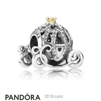 Pandora Disney Charms Cinderella's Pumpkin Charm Clear Cz Jewelry Pandora Disney Charms Cinderella's Pumpkin Charm Clear Cz Jewelry