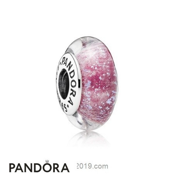 Pandora Disney Charms Disney Anna's Signature Color Charm Murano Glass Jewelry