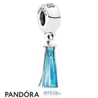 Pandora Disney Charms Elsa's Dress Pendant Charm Mixed Enamel Jewelry Pandora Disney Charms Elsa's Dress Pendant Charm Mixed Enamel Jewelry
