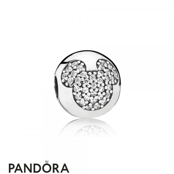 Pandora Disney Charms Mickey Pave Clip Jewelry