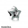 Pandora Disney Charms Tinker Bell Star Charm Green Cz Jewelry