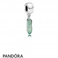 Pandora Disney Charms Tinker Bell's Shoe Pendant Charm White Glittering Green Enamel Jewelry