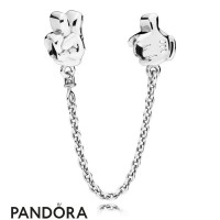 Women's Pandora Disney Mickey Gestures Safety Chain Jewelry Women's Pandora Disney Mickey Gestures Safety Chain Jewelry