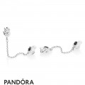 Women's Pandora Disney Mickey Gestures Safety Chain Jewelry