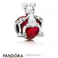 Women's Pandora Disney Mickey Love Heart Charm Jewelry