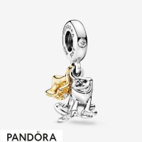 Women's Pandora Disney Princess Tiana Frog Prince Hanging Charm Jewelry Women's Pandora Disney Princess Tiana Frog Prince Hanging Charm Jewelry