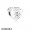 Women's Pandora Disney Vintage Mickey Clip White Enamel Jewelry