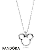 Women's Pandora Disney Mickey Locket Necklace Jewelry Women's Pandora Disney Mickey Locket Necklace Jewelry