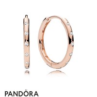 Women's Pandora Droplets Hoop Earrings Pandora Rose Jewelry Women's Pandora Droplets Hoop Earrings Pandora Rose Jewelry