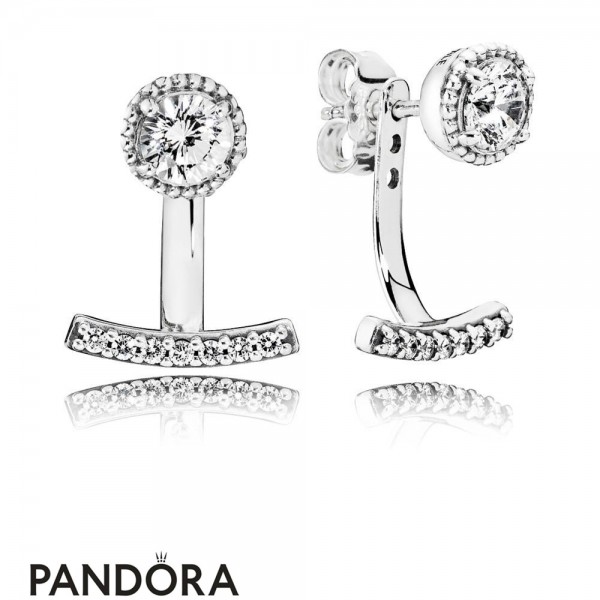 Pandora Earrings Abstract Elegance Drop Earrings Jewelry