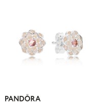 Pandora Earrings Blooming Dahlia Stud Cream Enamel Blush Pink Crystals Jewelry Pandora Earrings Blooming Dahlia Stud Cream Enamel Blush Pink Crystals Jewelry