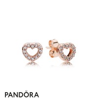 Pandora Earrings Captured Hearts Stud Earrings Pandora Rose Jewelry Pandora Earrings Captured Hearts Stud Earrings Pandora Rose Jewelry
