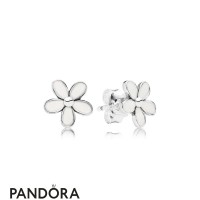Pandora Earrings Darling Daisies Stud Earrings White Enamel Jewelry Pandora Earrings Darling Daisies Stud Earrings White Enamel Jewelry