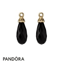 Pandora Earrings Intuition Earring Charms 14K Gold Black Onyx Jewelry Pandora Earrings Intuition Earring Charms 14K Gold Black Onyx Jewelry
