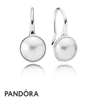 Pandora Earrings Luminous Droplets Drop Earrings White Crystal Pearl Jewelry Pandora Earrings Luminous Droplets Drop Earrings White Crystal Pearl Jewelry