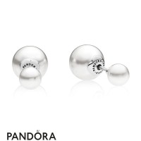 Pandora Earrings Luminous Drops Stud Earrings White Crystal Pearl Jewelry Pandora Earrings Luminous Drops Stud Earrings White Crystal Pearl Jewelry