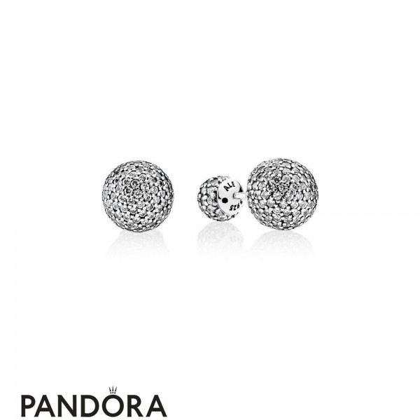 Pandora Earrings Pave Drops Stud Earrings Jewelry