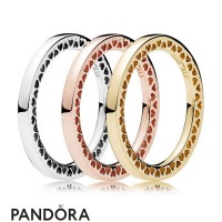 Women's Pandora Classic Hearts Of Pandora Ring Stack Jewelry Women's Pandora Classic Hearts Of Pandora Ring Stack Jewelry
