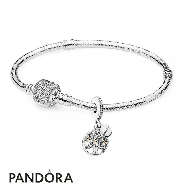 Women's Pandora Family Heritage Bracelet Set Jewelry