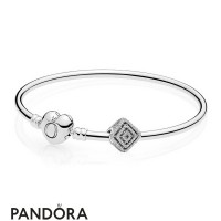 Women's Pandora Geometric Lines Bangle Set Jewelry Women's Pandora Geometric Lines Bangle Set Jewelry
